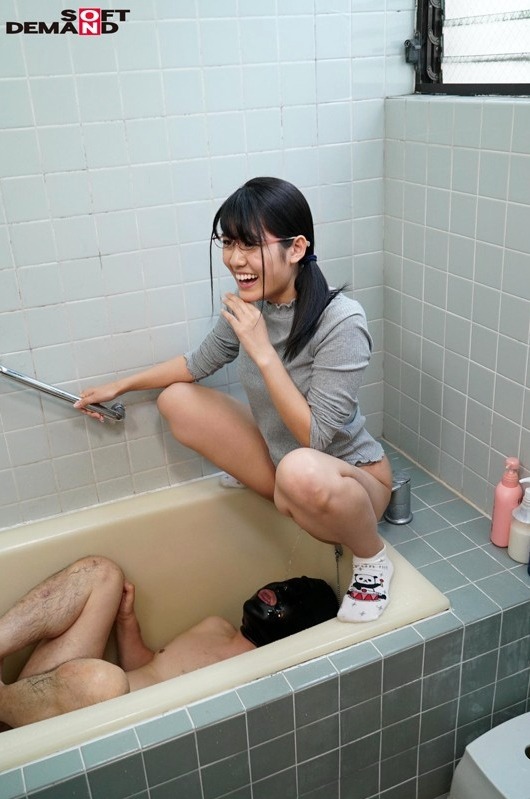 お風呂でシャー